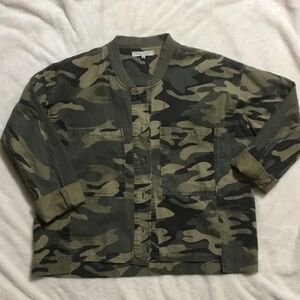 Gilded Intent Camouflage Bomber Jacket
